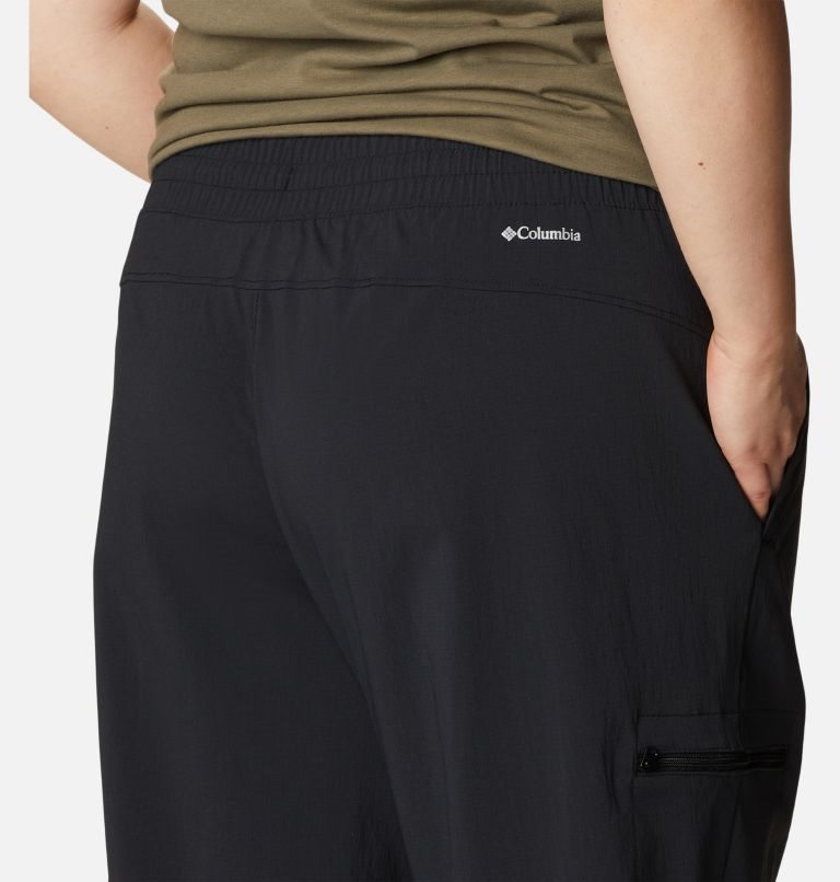 Women's Columbia On The Go Jogger Black | Plus Size CA-F56C8